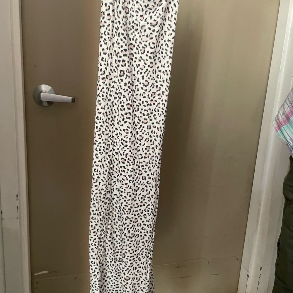Long leopard print slip